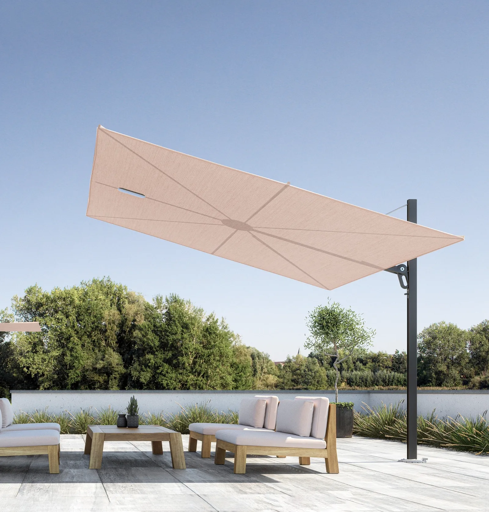 Find out more about UMBROSA's product ranges. Contemporary sunshades and shade solutions.